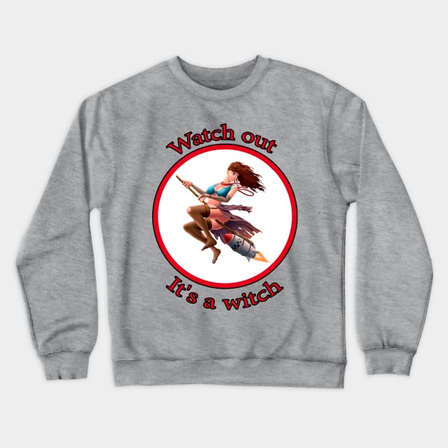 Witch Crewneck Sweatshirt by Ramiros